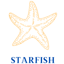 the logo of Project STARFISH: a starfish